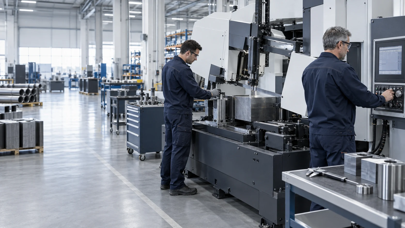 Temelsan machine production and commissioning